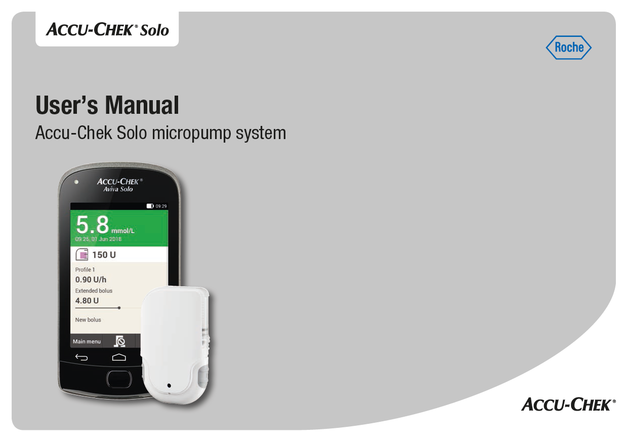 Accu-Chek Solo Micropump Handling Help